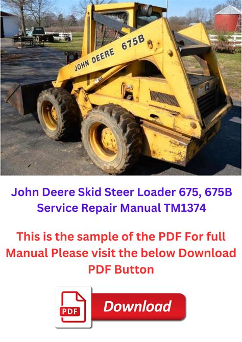 chain broke on my 675 john deere skid steer|jd 675b skid steer repair.